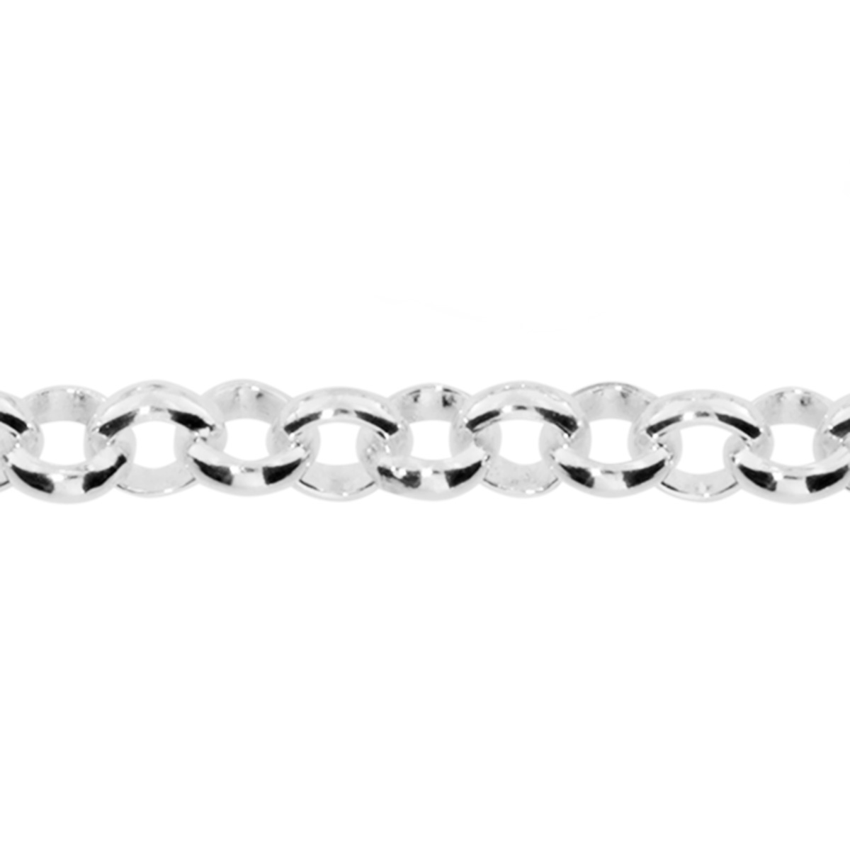 4250054285809-PT01 Kette Silber 925/000, Erbskette 2,5 mm breit -Länge wählbar-