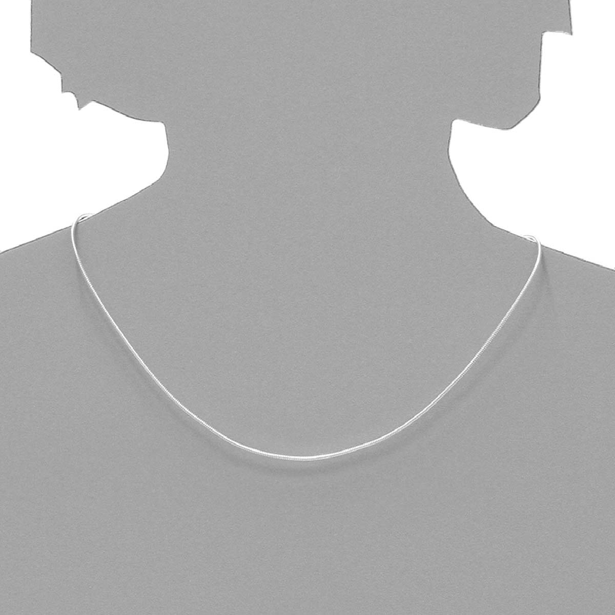 4250054211990-PT05 Kette Silber 925/000, Schlange 1,2 mm - Länge wählbar -