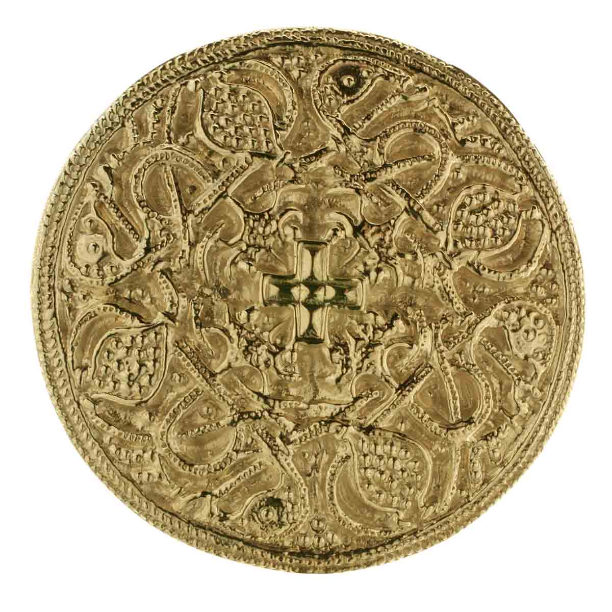 4250054222019 Brosche Hiddensee, Silber vergoldet