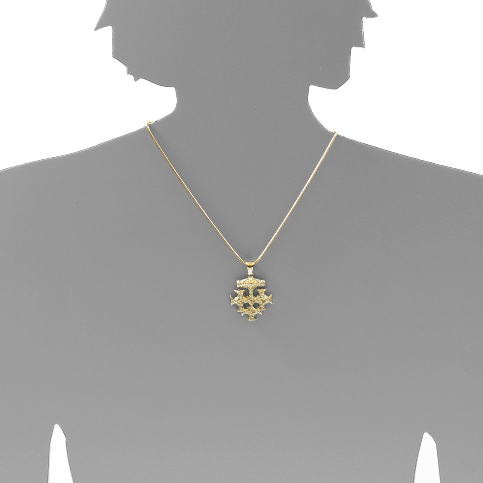 001-100546-0001s Anhänger Hiddensee groß, Gold 333/000
