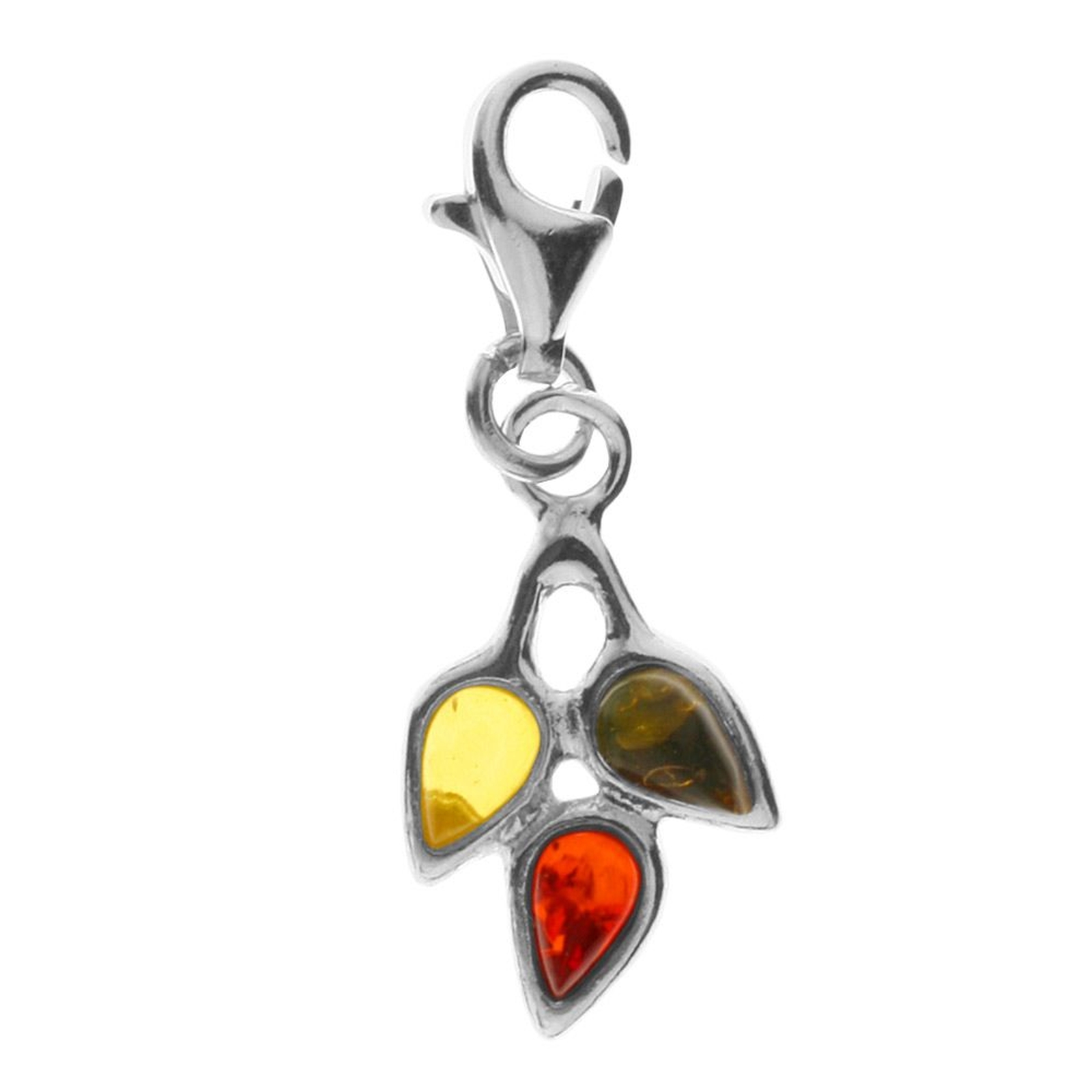 098-200450-0200 Charm Silber 925/000, Bernstein