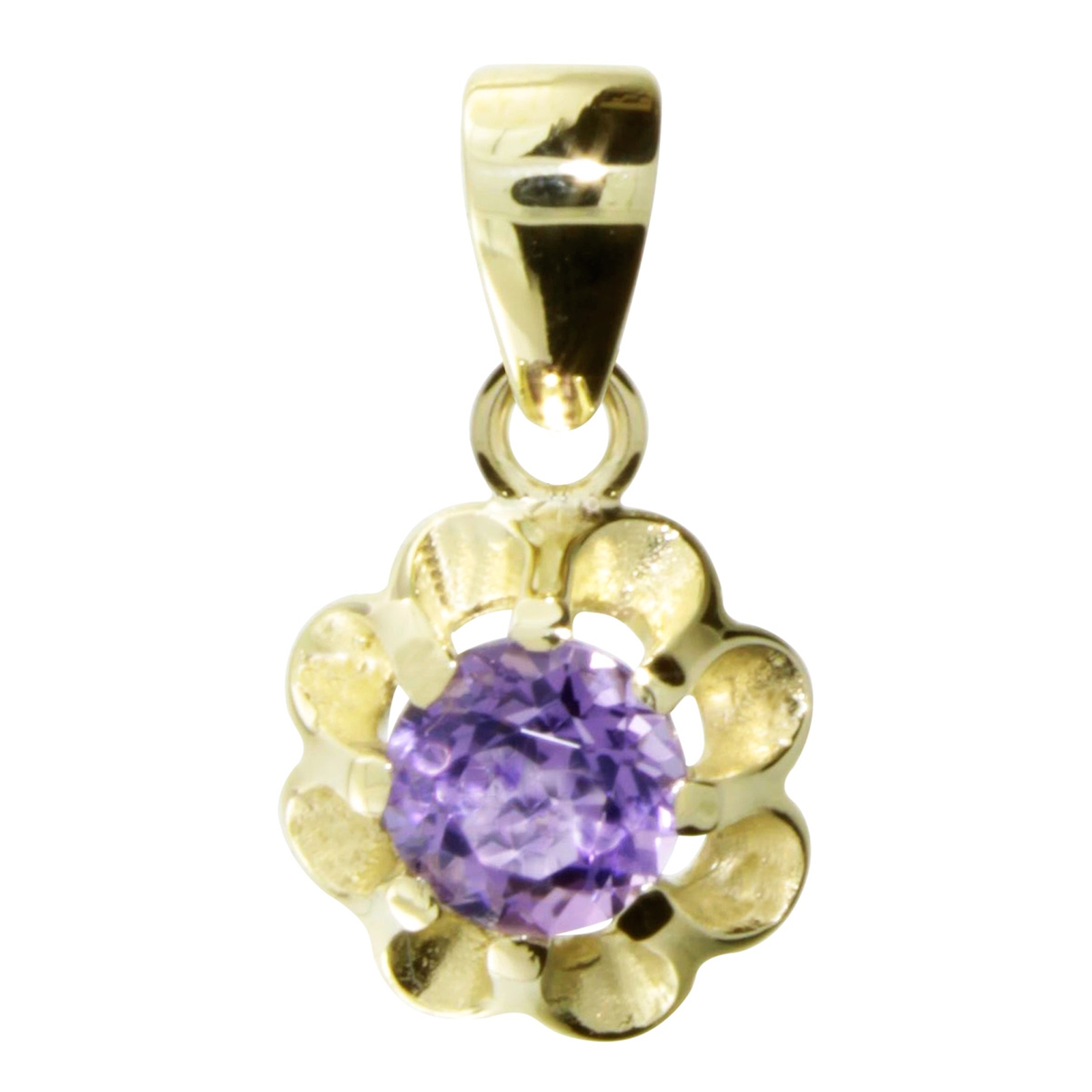 Anhänger Gold 333/000, Amethyst