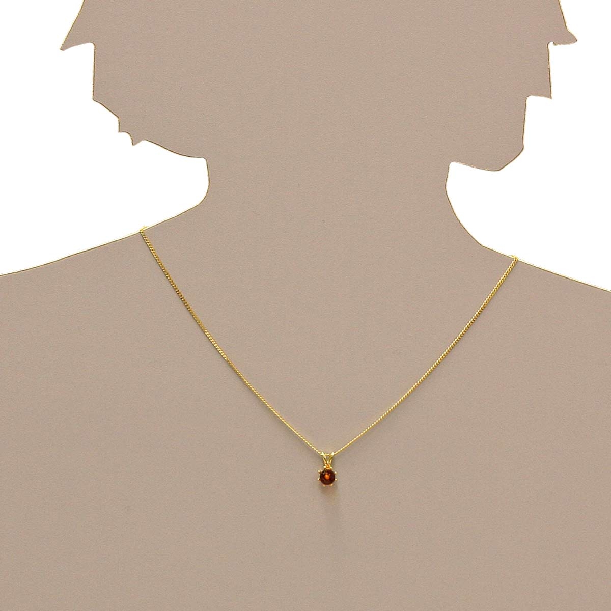 001-100500-0002s Anhänger Gold 333/000, Bernstein