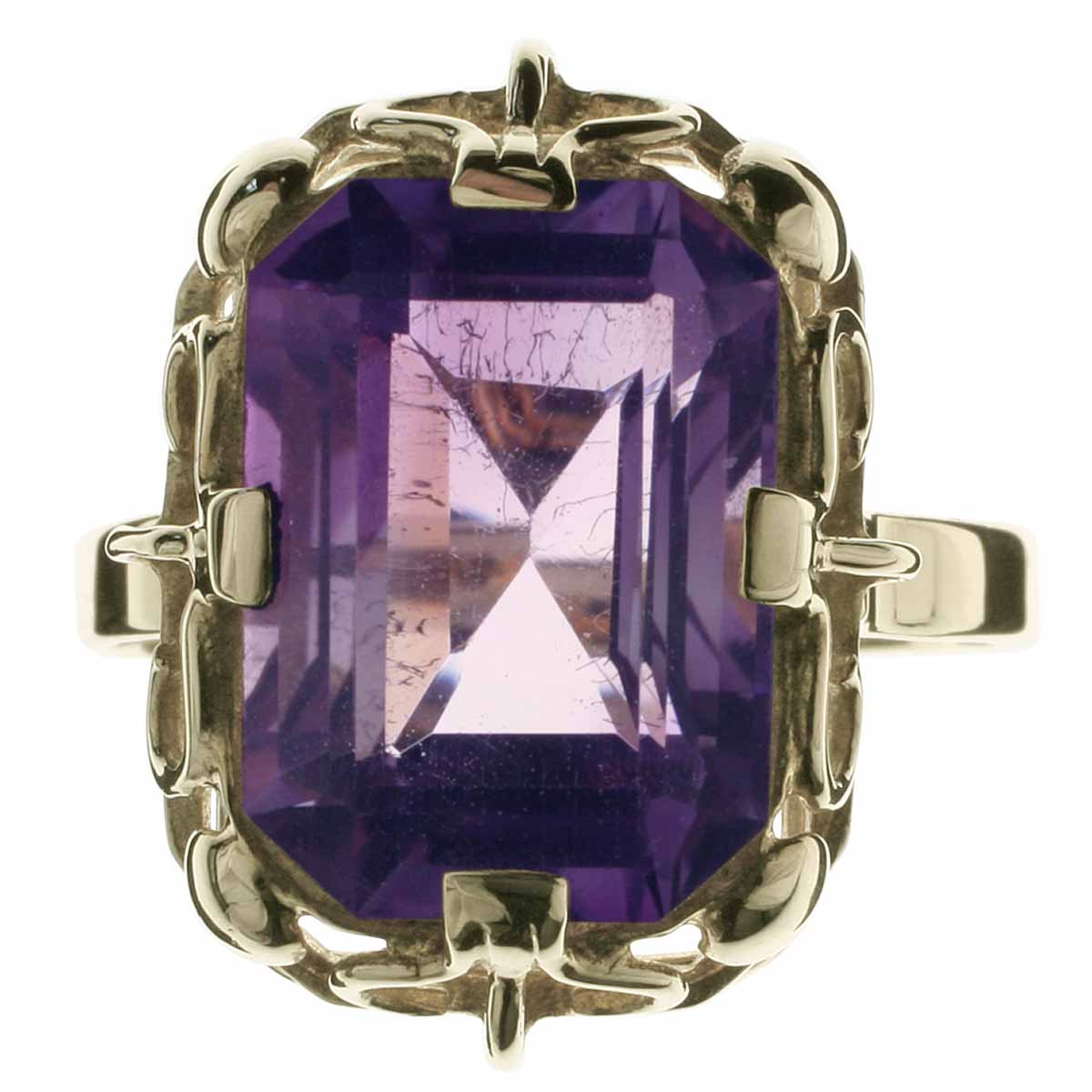 Ring Gold 333/000, Amethyst -Größe wählbar-