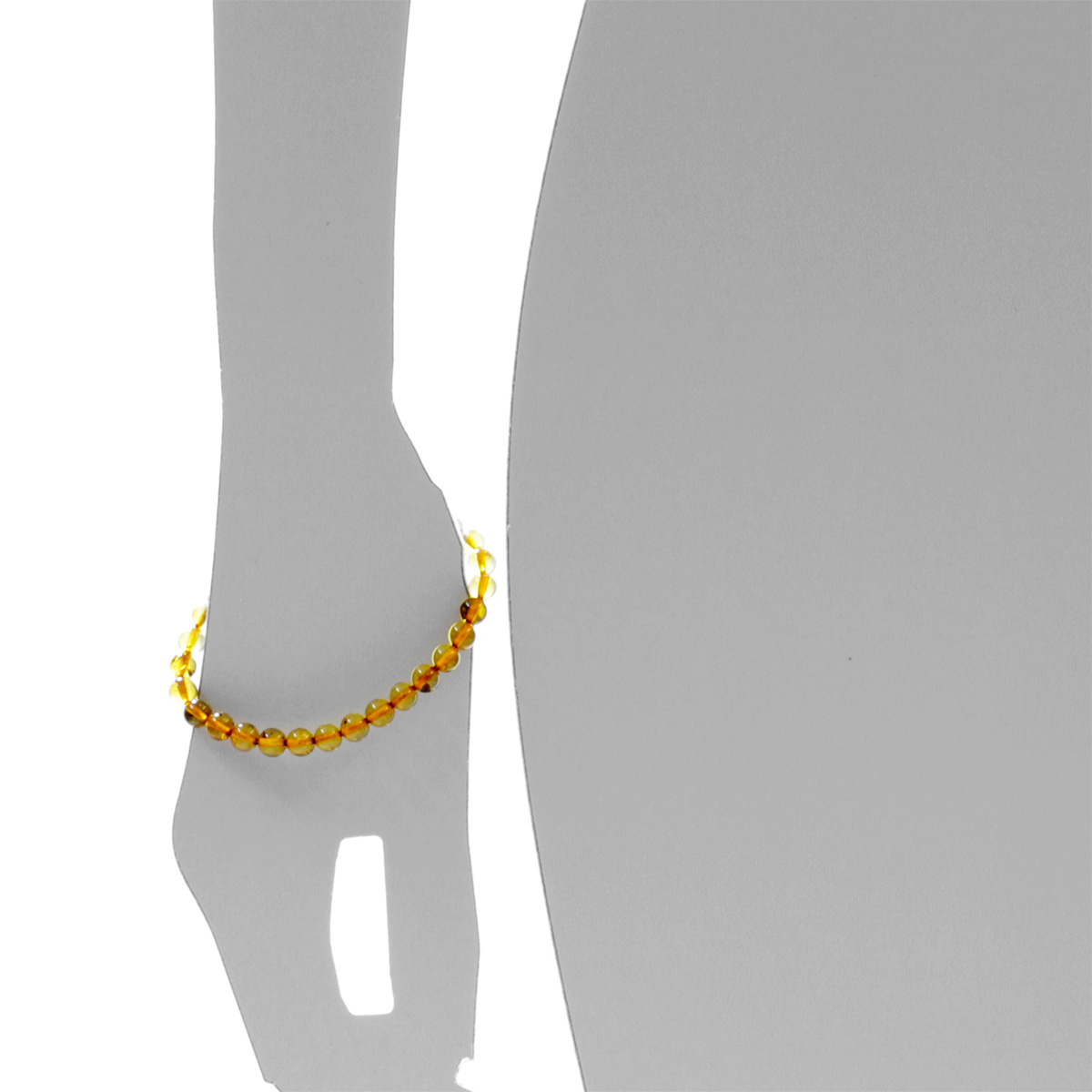 4250054227311-PT05 Bernsteinarmband, Verschluß Silber vergoldet
