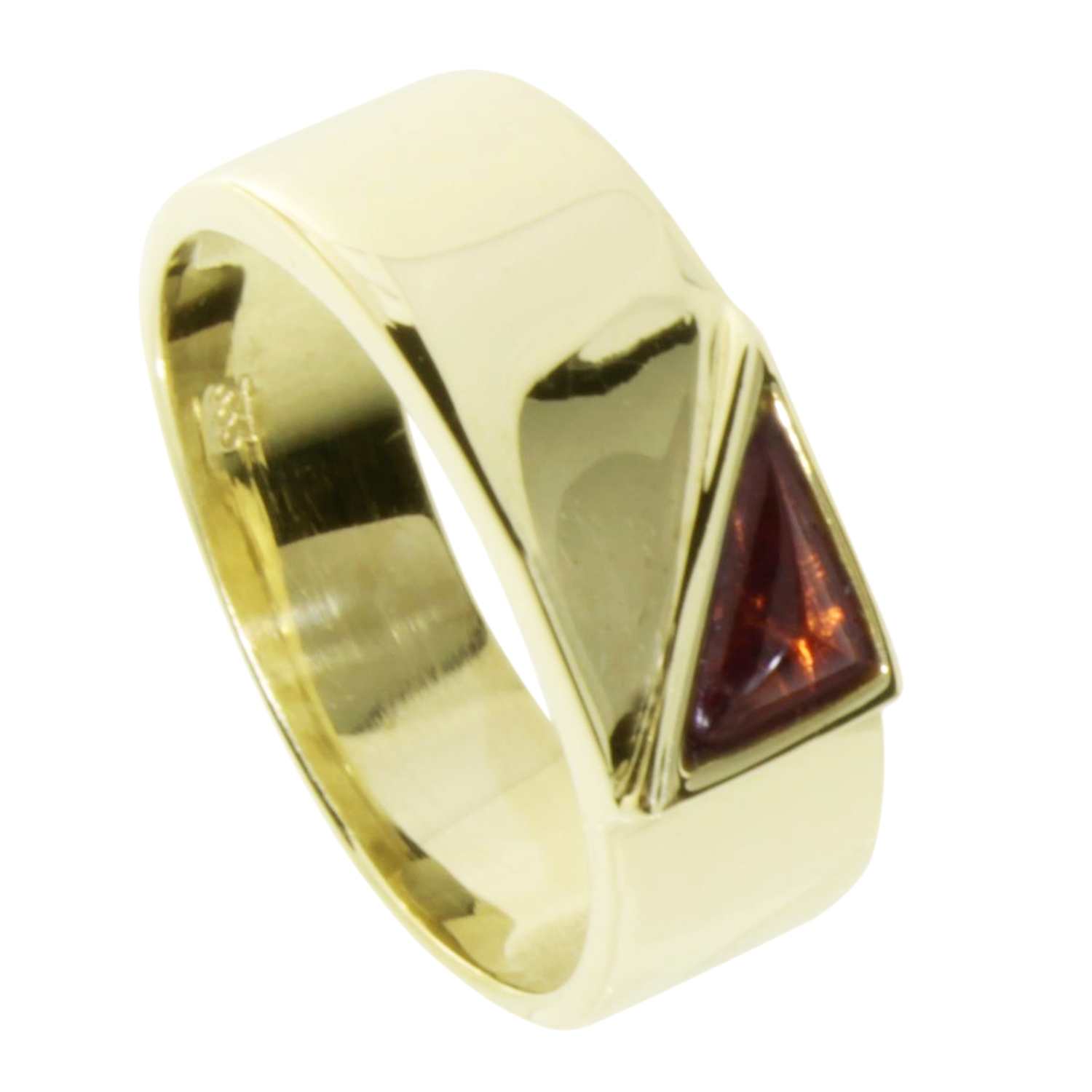 Ring Gold 333/000, Bernstein -Größe wählbar-