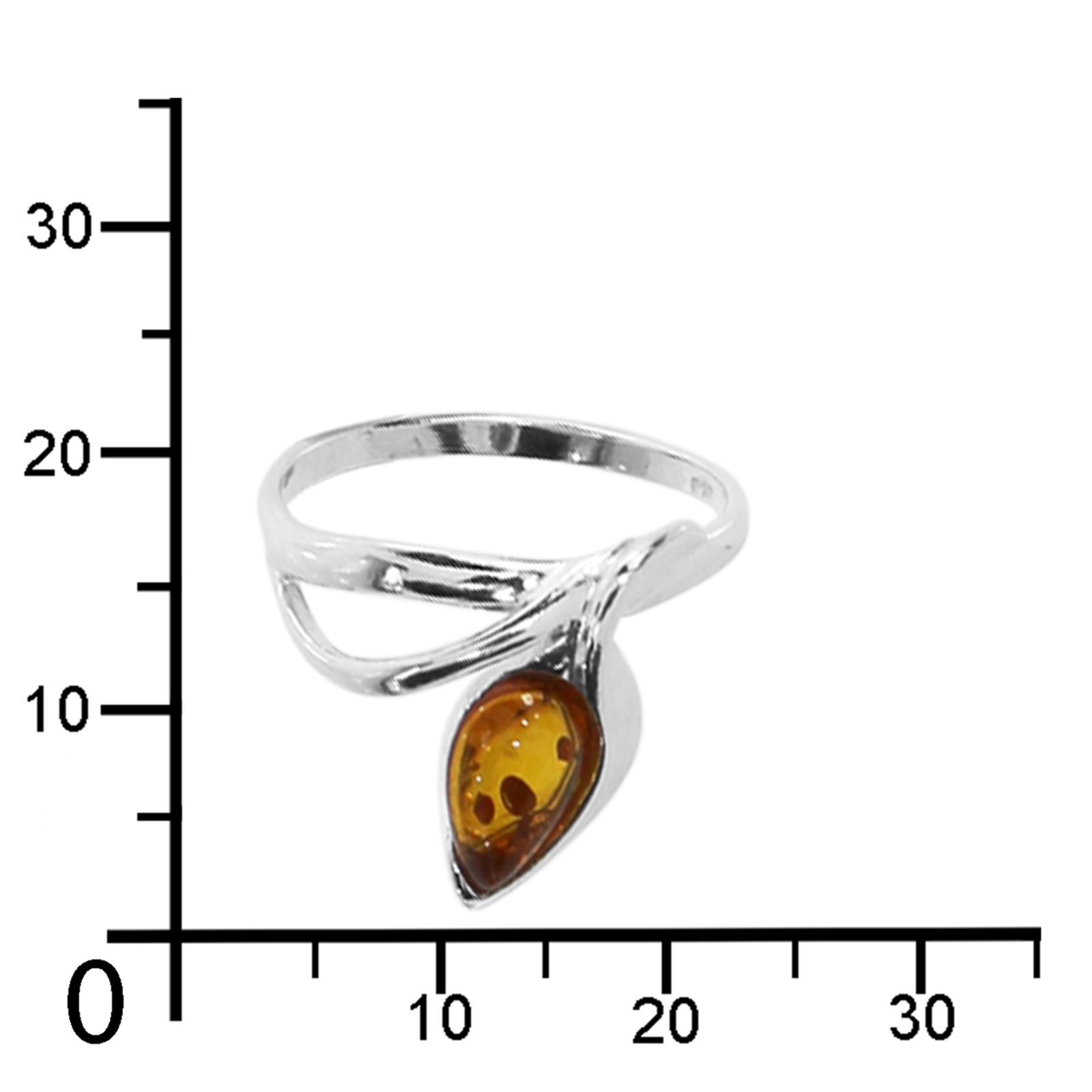 Ring Silber 925/000, Bernstein -Größe wählbar-     Ring Silber 925/000, Bernstein -Größe wählbar-