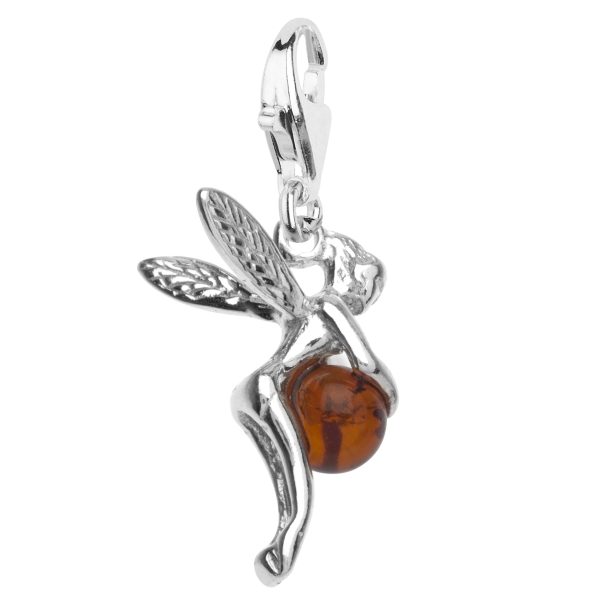 098-200060-0200 Charm Silber 925/000, Elfe, Bernstein