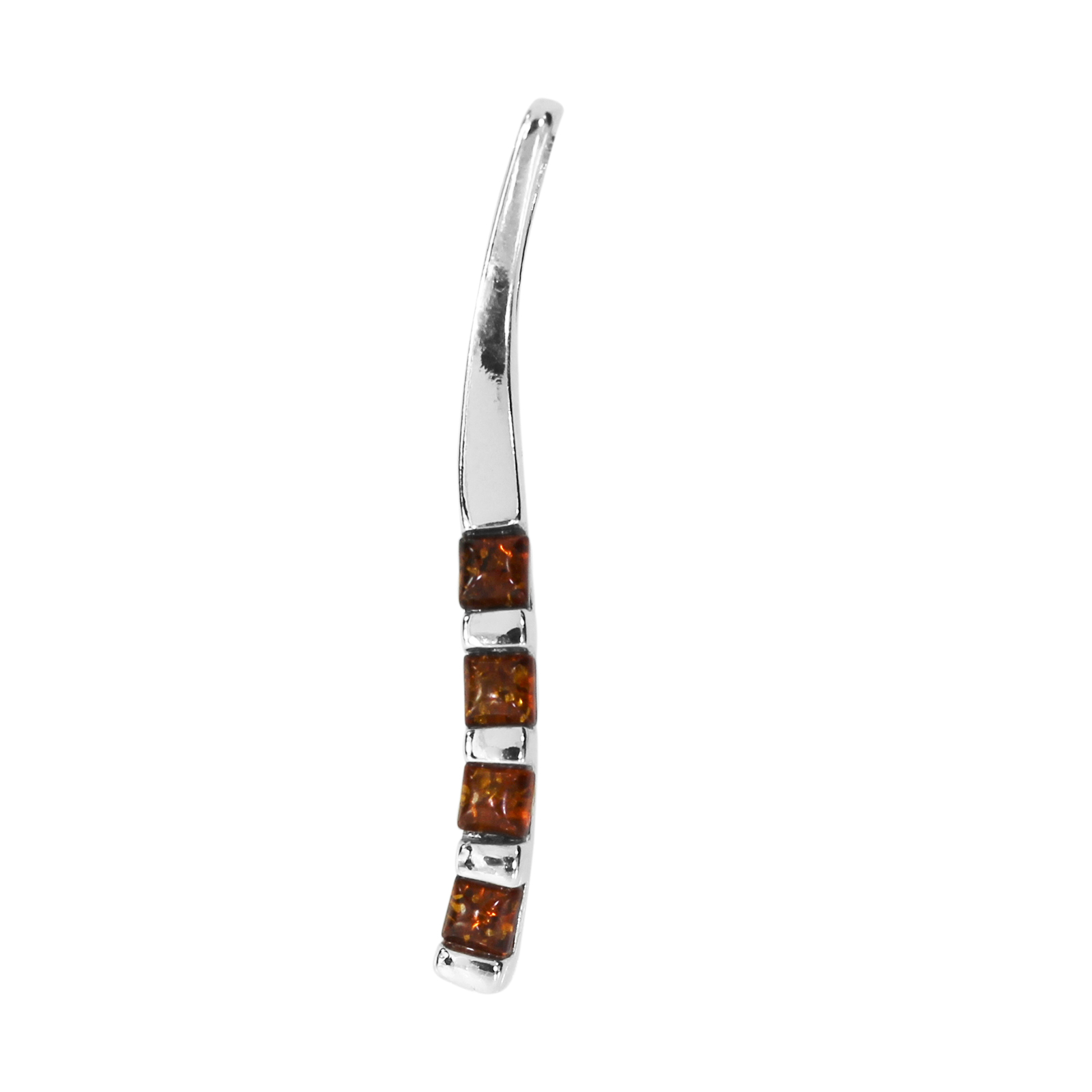 Anhänger Silber 925/000,  Bernstein    