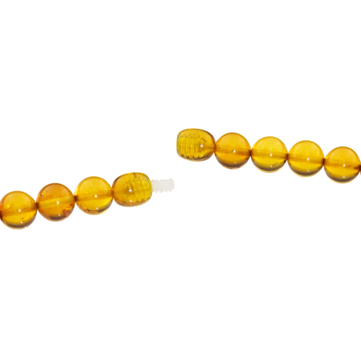 058-440011-08451 Bernsteinkette, Kugel 8 mm, -Länge wählbar-