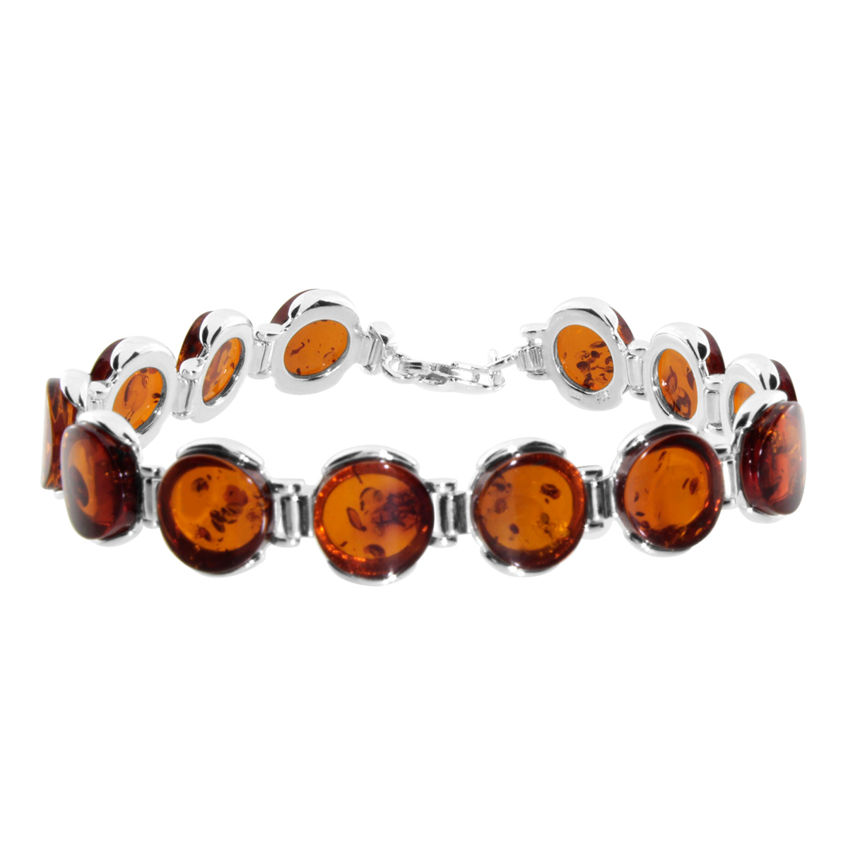 089-210140-0100 Armband, Silber 925/000, Bernstein