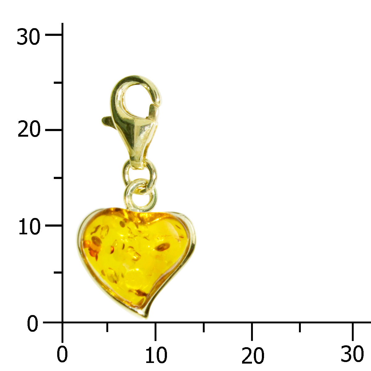 001-103654-0200k Charm Gold 333/000, Herz, Bernstein