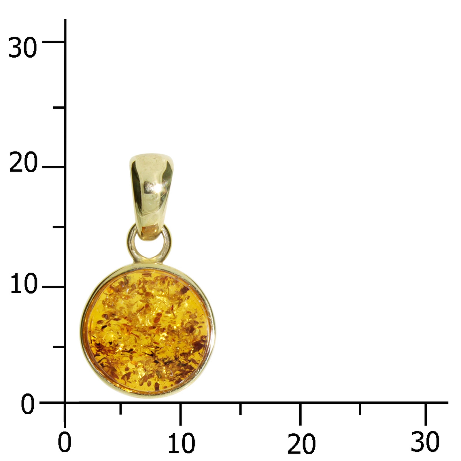 Anhänger Gold 333/000, Bernstein  Anhänger Gold 333/000, Bernstein