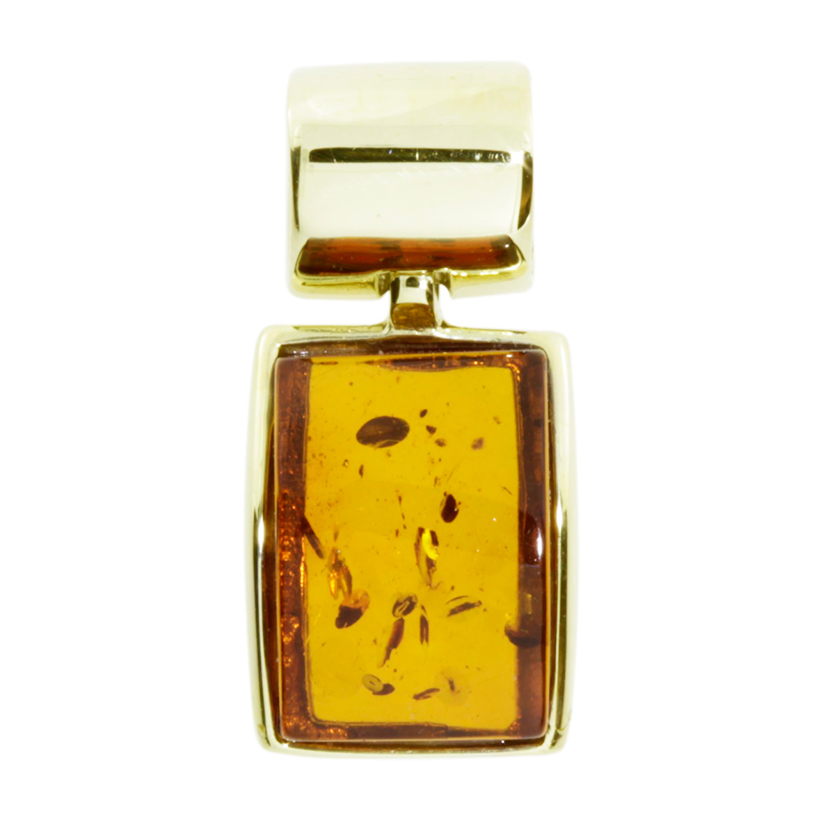 Anhänger Gold 333/000, Bernstein