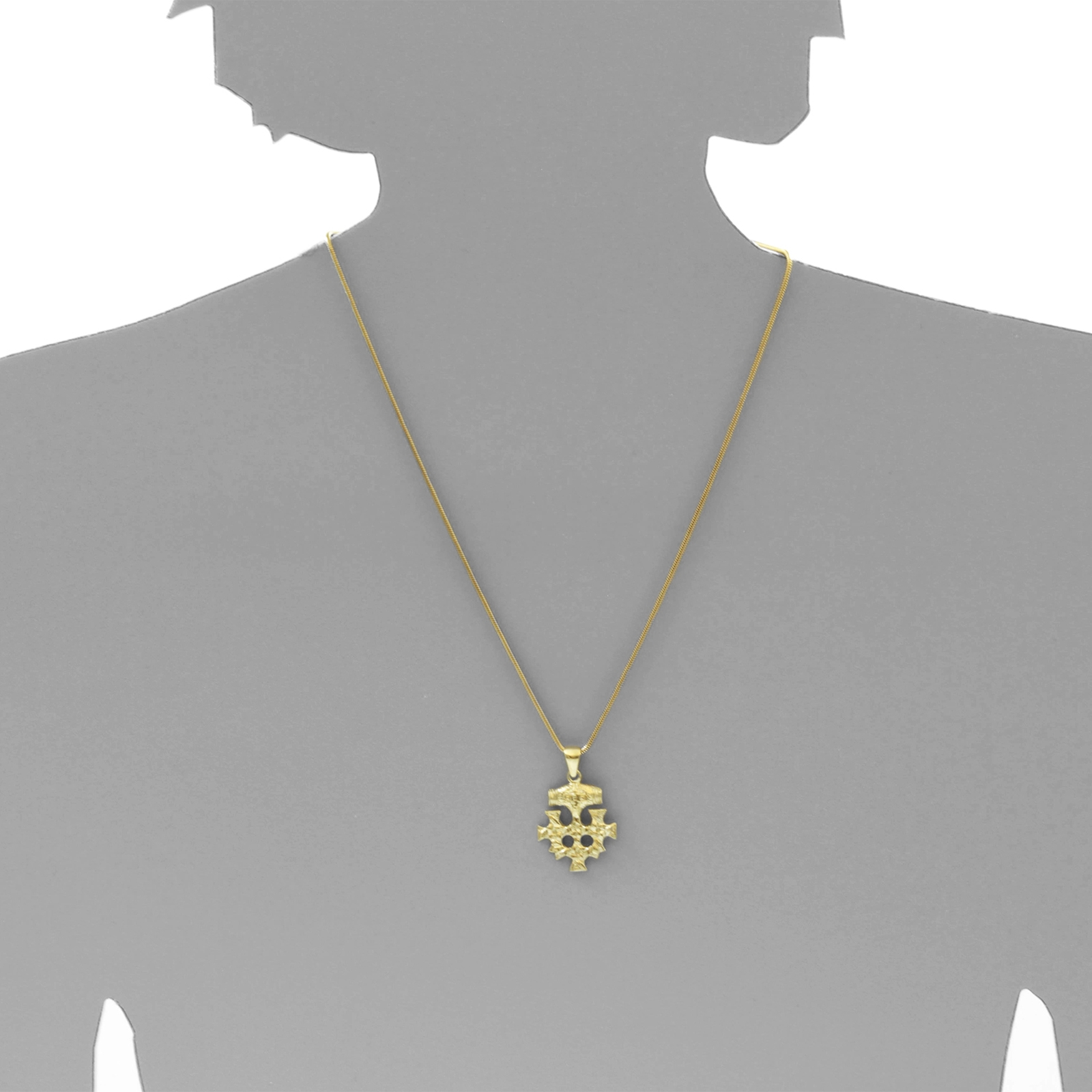 001-100547-0001s Anhänger Hiddensee mittel, Gold 333/000