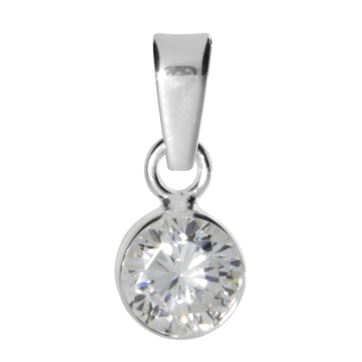 Anhänger Silber 925/000, Zirkonia