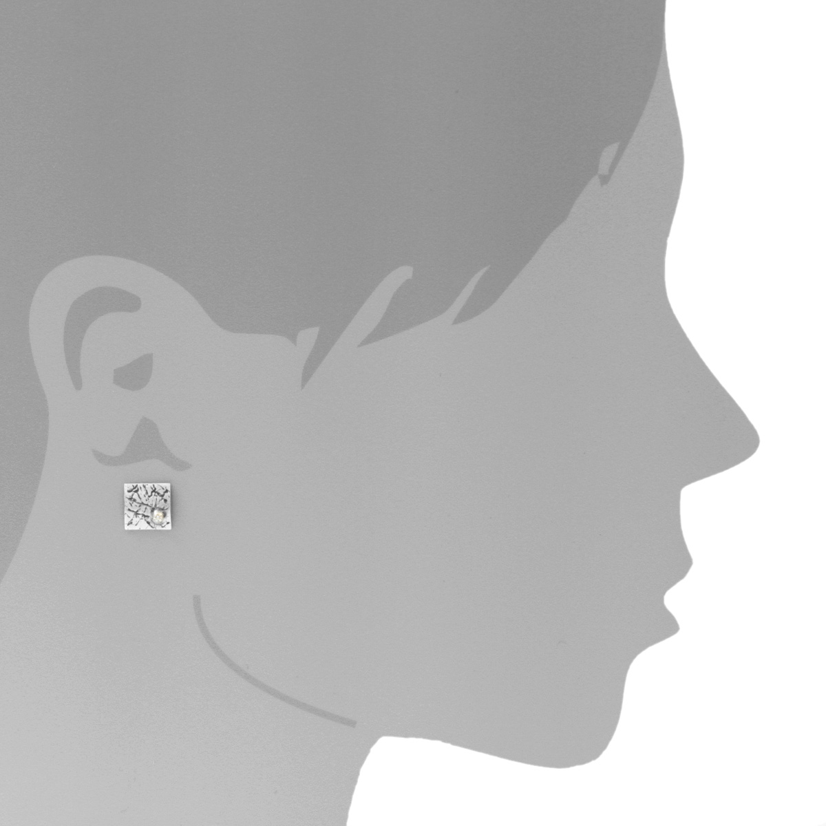 001-263413-0200s Ohrstecker Silber 925/000, Zirkonia, Sarah Vicenza