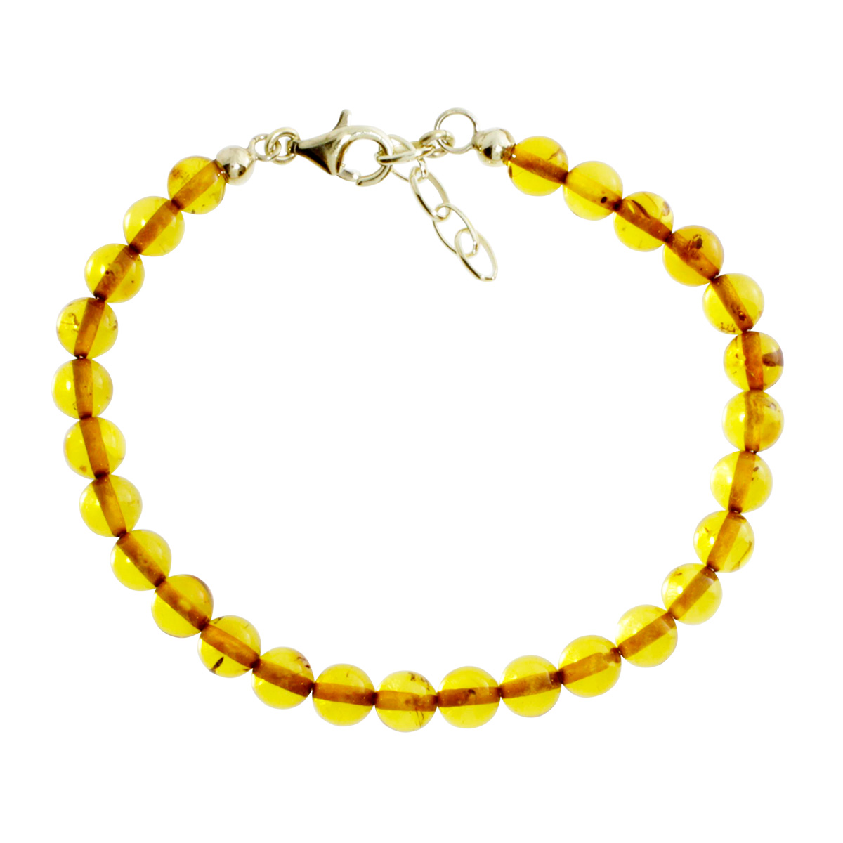 4250054227311 Bernsteinarmband, Verschluß Silber vergoldet