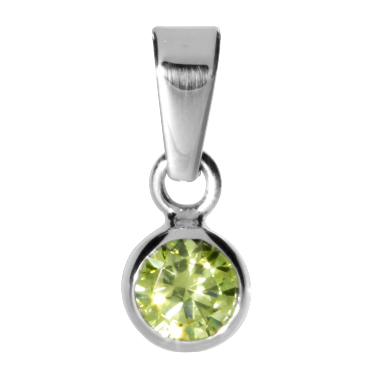 001-203644-0200 Anhänger Silber 925/000, Zirkonia limette
