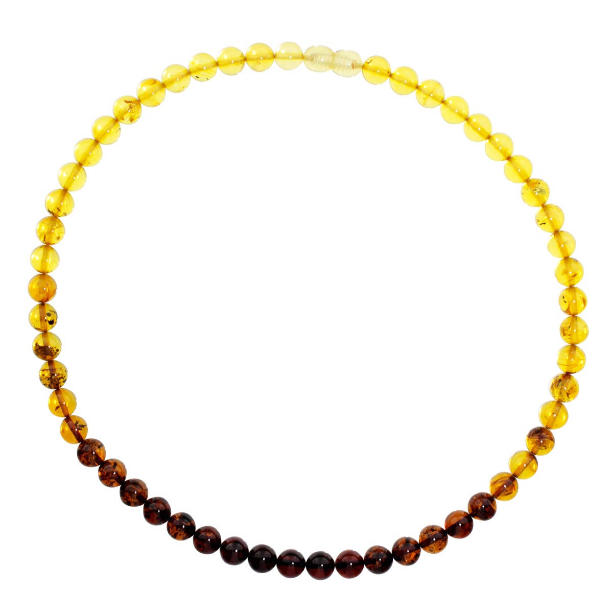 058-440016-0845 Bernsteinkette, Kugel 8 mm, -Länge wählbar-