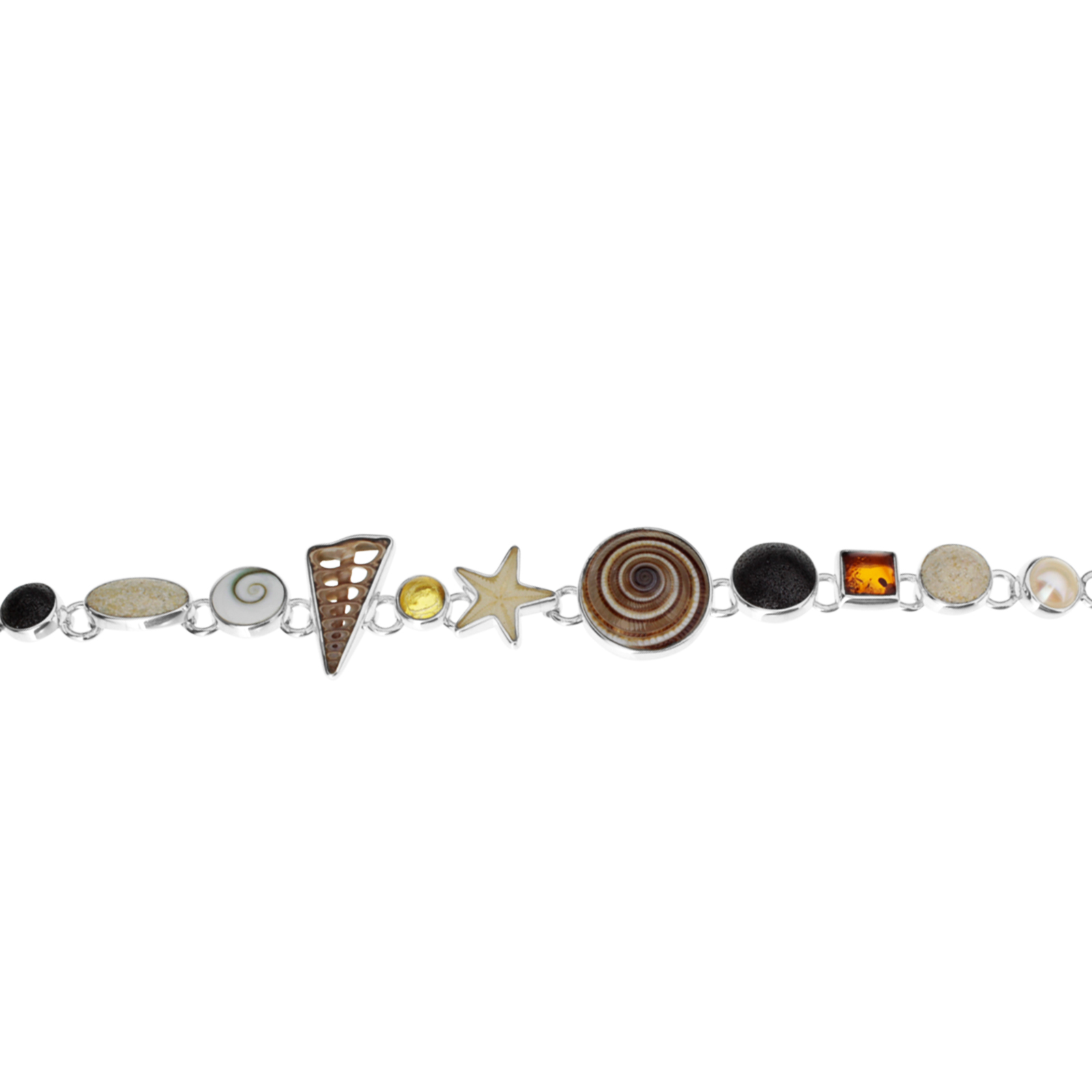 112-211421-01002 Armband, Silber 925/000, "Strandrausch", 17-20 cm