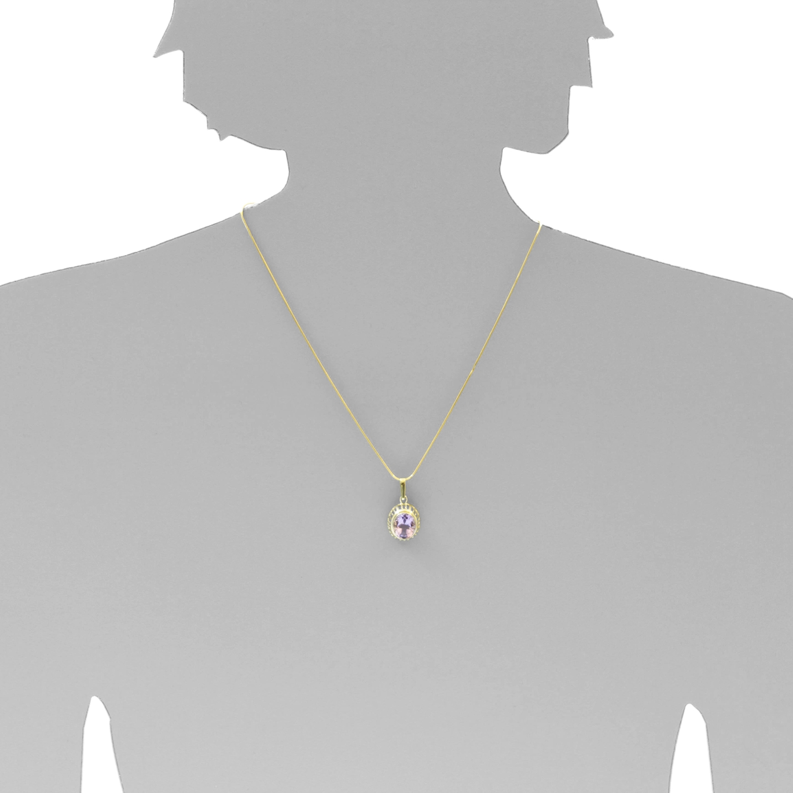 Anhänger Gold 333/000, Amethyst Anhänger Gold 333/000, Amethyst
