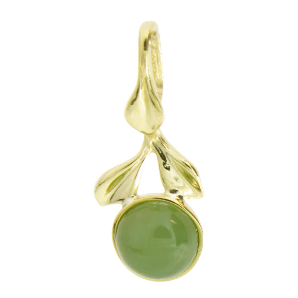 001-100360-00015971dfb89e6eb Anhänger Gold 333/000, Jade